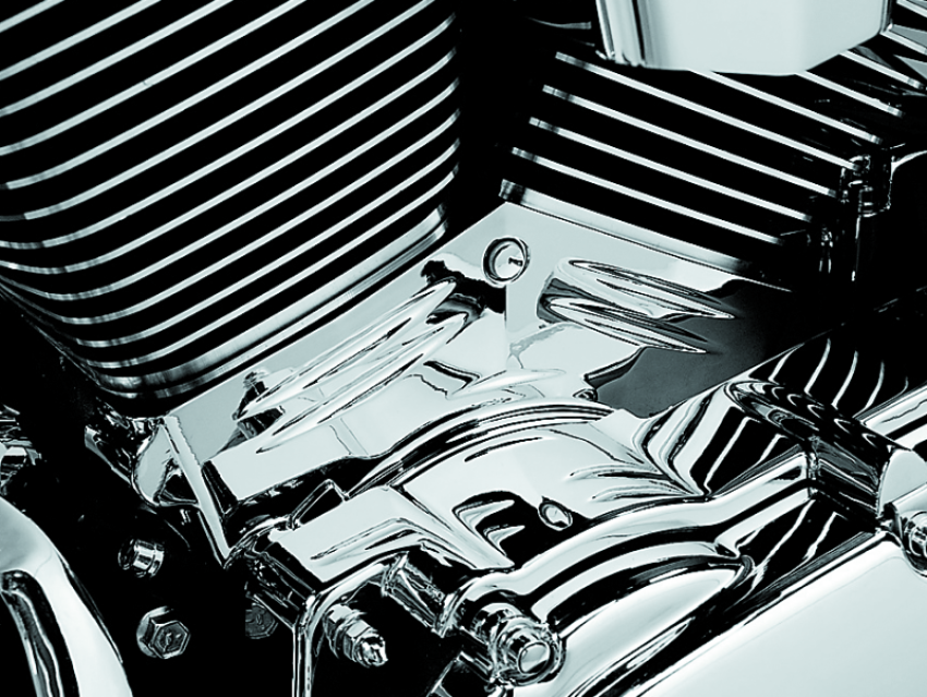Kuryakyn 8143 Twin Cam Cylinder Base Cover 99-06 Chrome