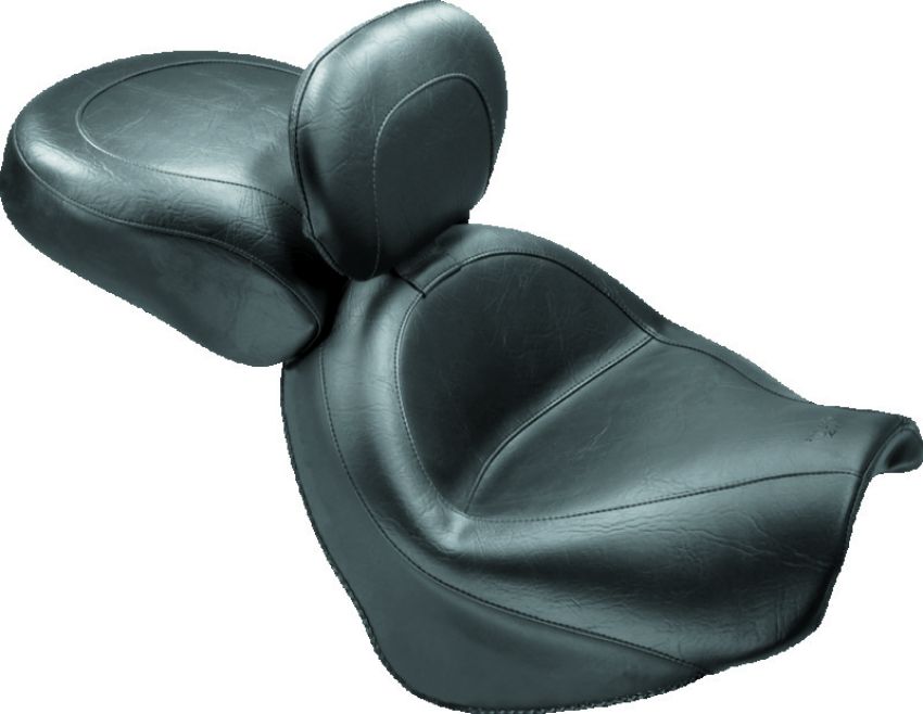 Mustang Motorcycle 79283 Mustang 05-08 Suzuki Blvd C50,05-08 Blvd C50T,01-04 VL800 Volusia Std Touring 2PC Seat - Black