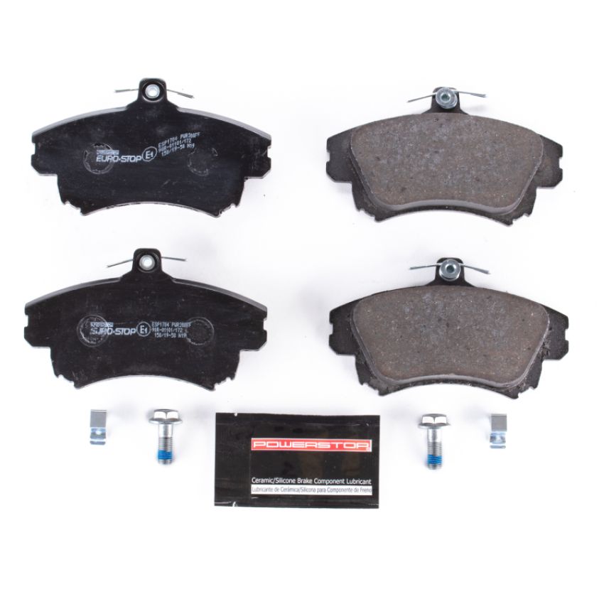 PowerStop ESP1704 EuroStop ECE-R90 Certified Brake Pad Set
