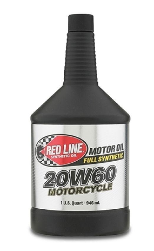 Red Line 20W60 Motorcycle Oil Quart
