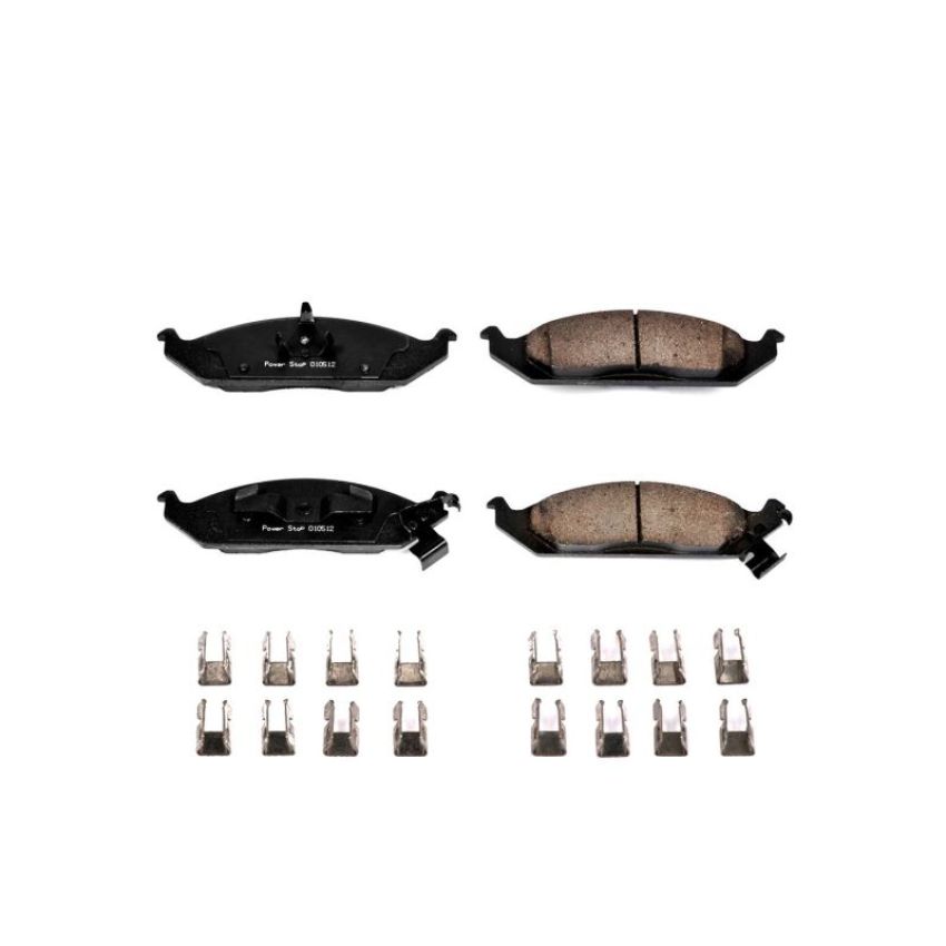 PowerStop 17-650 PowerStop - Z17 Low-Dust Ceramic Brake Pads with Hardware