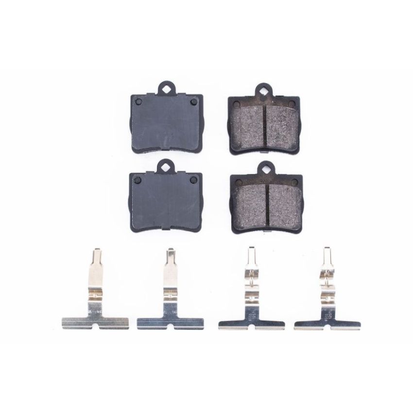 PowerStop 17-739 PowerStop - Z17 Low-Dust Ceramic Brake Pads with Hardware