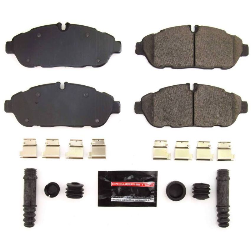 PowerStop Z23-2301 PowerStop - Z23 Daily Driver Carbon-Fiber Ceramic Brake Pads with Hardware Kit