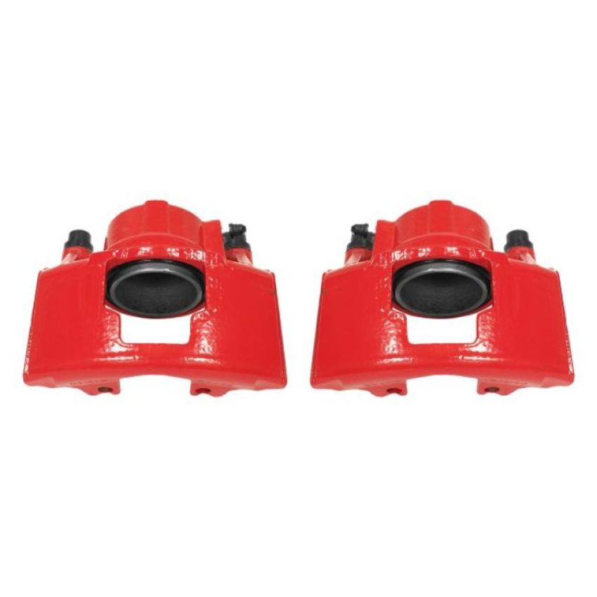 PowerStop S4297 Red Powder Coated Calipers