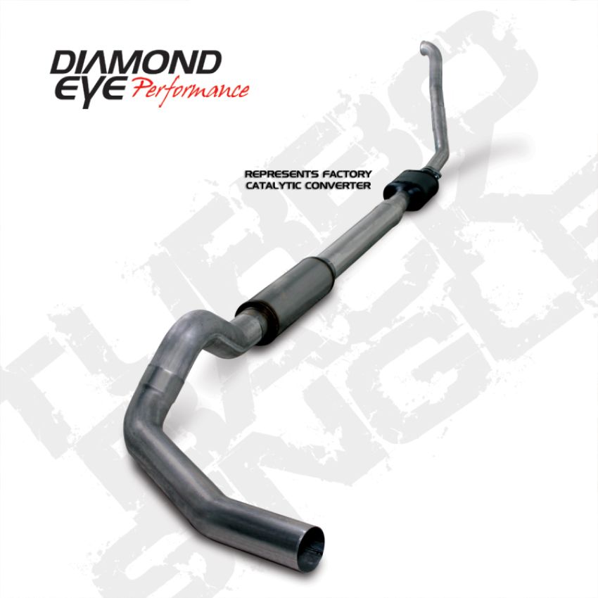 Diamond Eye Performance K5314S Diamond Eye KIT 5in TB SGL SS: 94-97 FORD 7.3L F250/F350 PWRSTROKE NFS W/ CARB EQUIV STDS