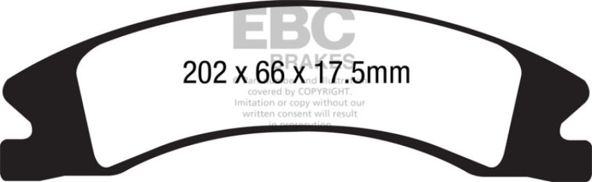 EBC Brakes DP61885 6000 Series Greenstuff Truck/SUV Brakes Disc Pads