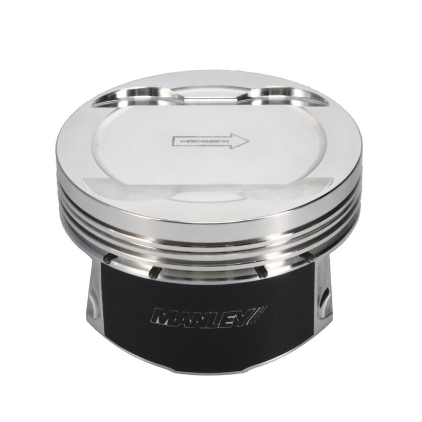 Manley Performance 599600CE-6 Manley Ford 3.7L Cyclone 3.760in Bore 1.239in Comp Height +2.0cc Dish Piston Set - Extreme Duty