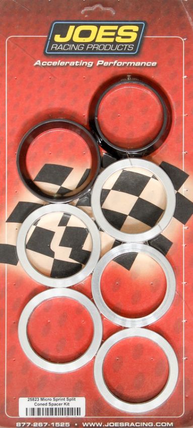 JOES RACING PRODUCTS JOE25823 Coned Axle Spacer Kit For Mini Sprint
