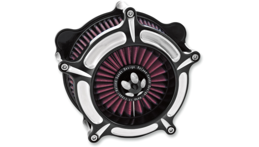 Roland Sands Design 0206-2037-BM Turbine Air Cleaner - Contrast Cut
