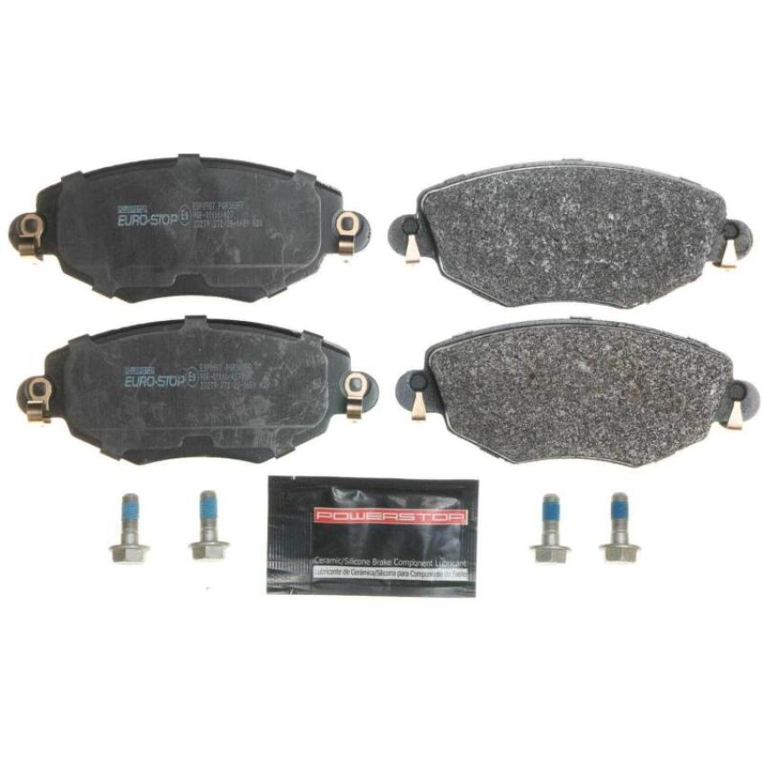 PowerStop ESP0907 EuroStop ECE-R90 Certified Brake Pad Set