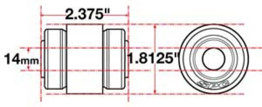 SPECIALTY PRODUCTS COMPANY 15616 X-AXIS SEALED FLEX JOINT