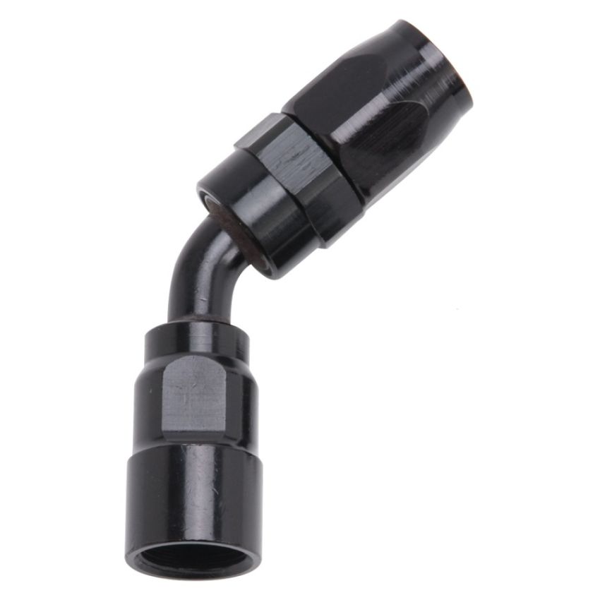 RUSSELL RUS610105 #8 45 Deg Hose End Black