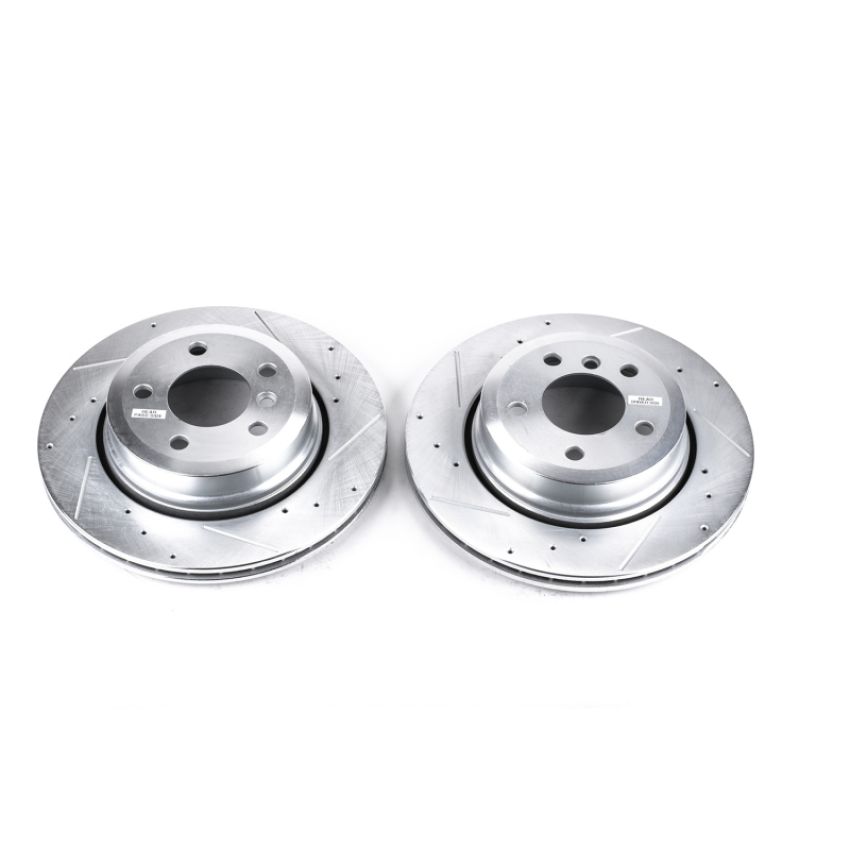 PowerStop EBR689XPR PowerStop Evolution Performance Drilled, Slotted & Plated Brake Rotor Pair