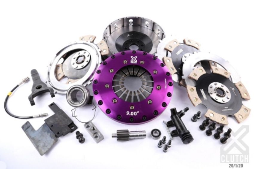 XCLUTCH XKTY23536-3E 93-95 Toyota Supra Twin Turbo 3.0L 9in Triple Solid Ceramic Clutch Kit