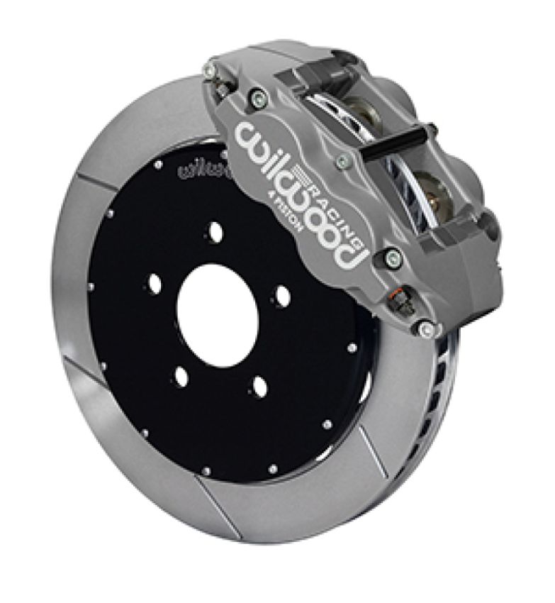 Wilwood 140-14113 94-04 Ford Mustang Forged Superlite 4R Big Brake Front Brake Kit (Race) 12.88in RTR w/ Lines