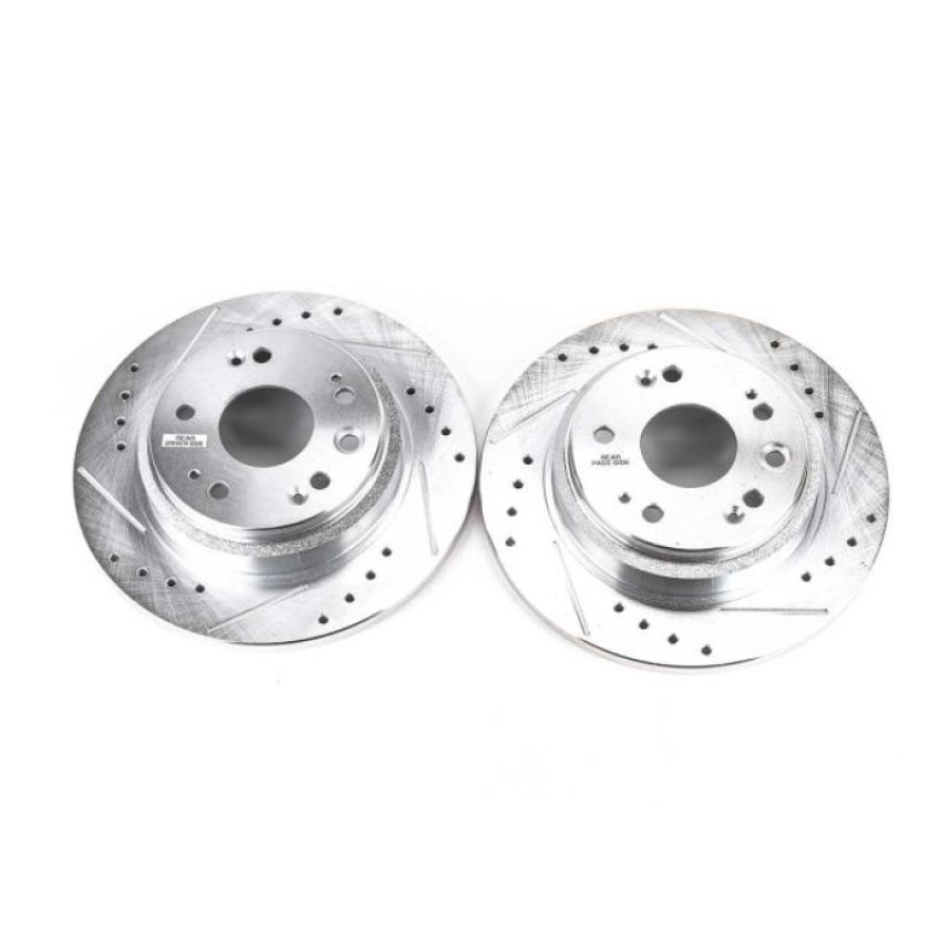 PowerStop JBR1331XPR PowerStop Evolution Performance Drilled, Slotted & Plated Brake Rotor Pair