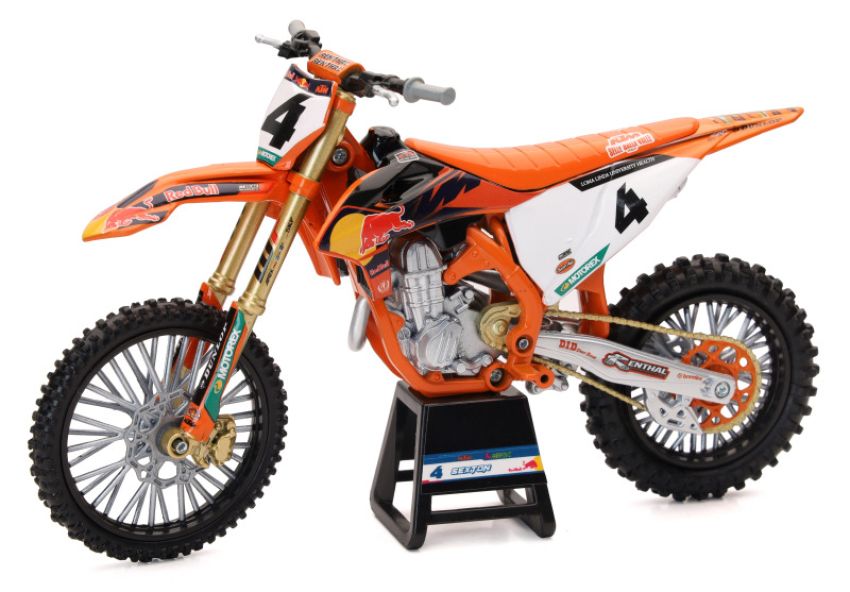 New Ray Toys 58473 KTM 450SX-F Red Bull (Chase Sexton #4)/Scale - 1:12