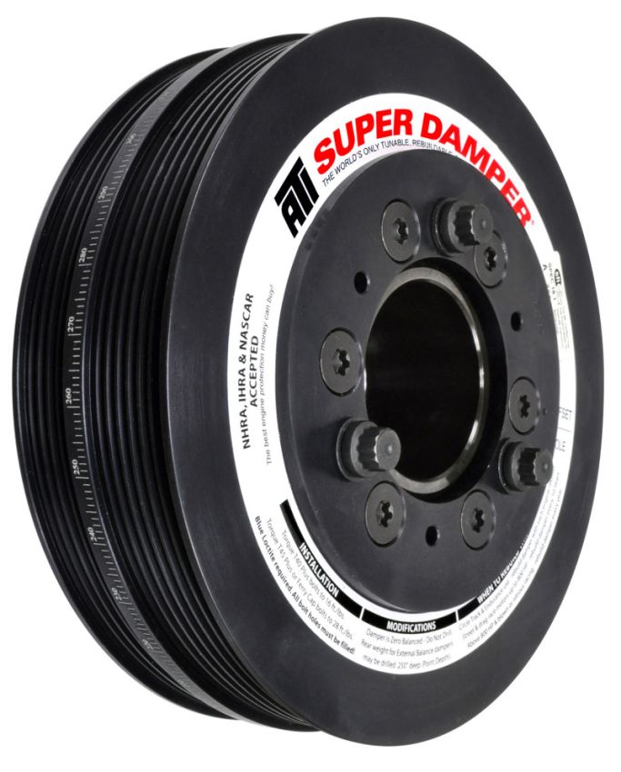 ATI ATI918856 Damper - 7.48in - Alum - 6/4 Grv - 2016+ Chevy Camaro LT1/LT4 Wet Sump - (Excl SC Pulley)
