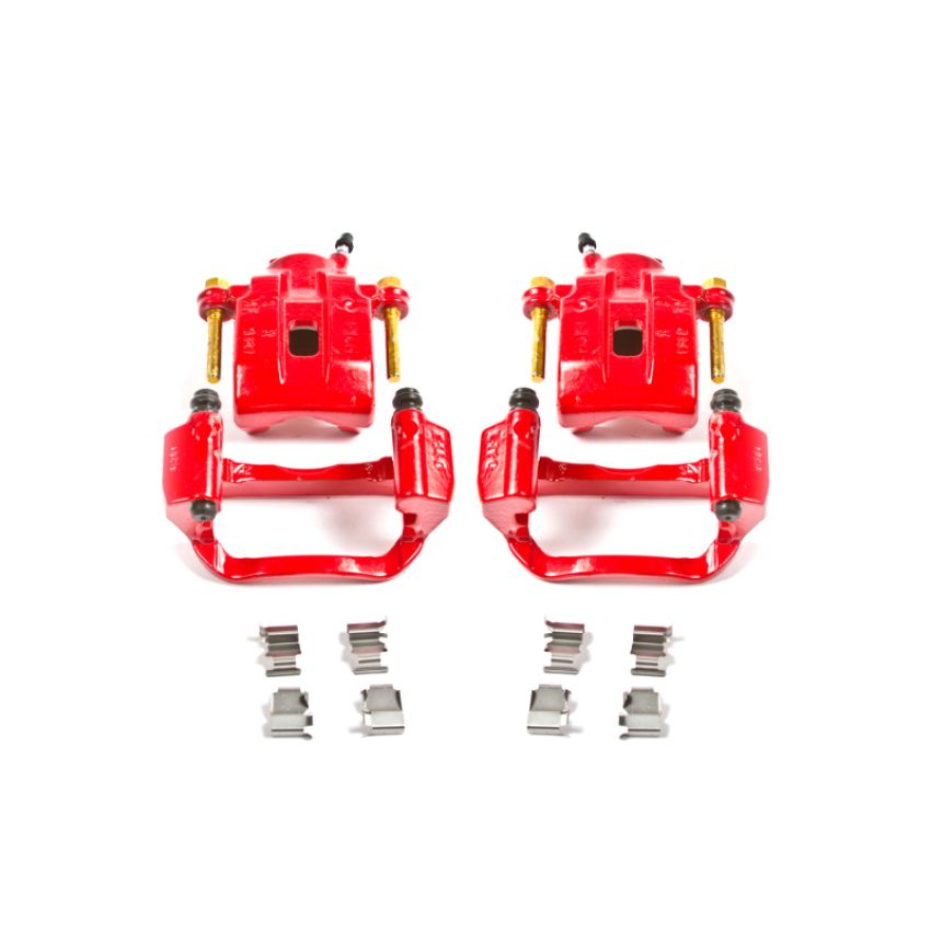 PowerStop S3276 Red Powder Coated Calipers