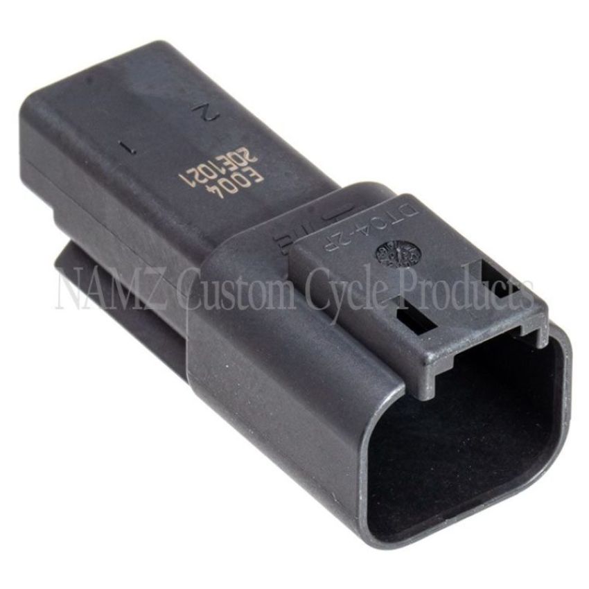 NAMZ DR-2B Deutsch DT Series 2-Wire Receptacle & Wedgelock - Black (HD 72102-94BK)