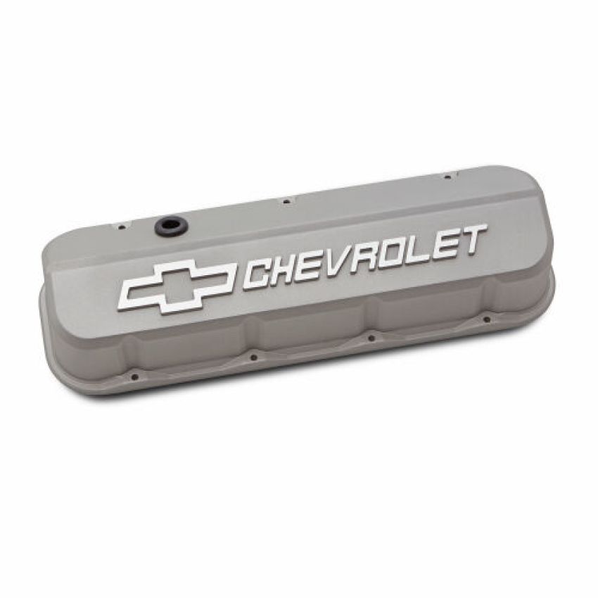PROFORM PFM141-872 Slant Edge Valve Covers BBC Cast Gray Crinkle