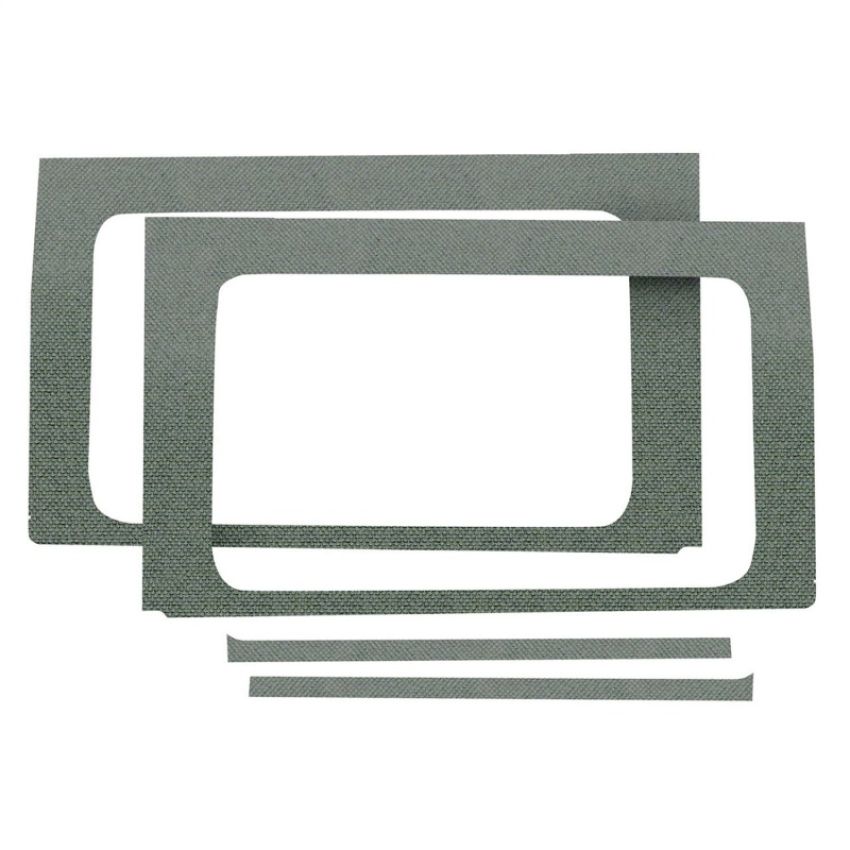 Design Engineering 50174 Rear Side Window Kit Jeep Wrangler JL 2018-2025 4 Door Gray