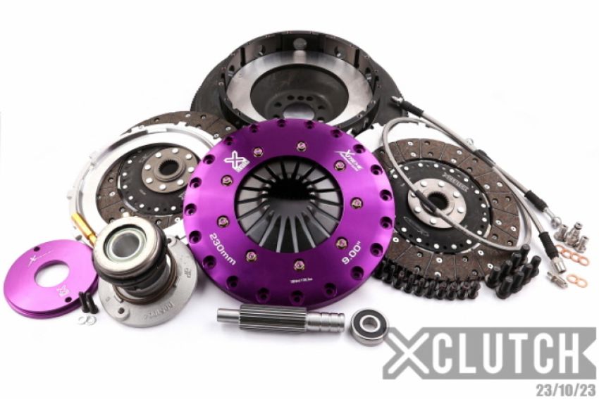 XCLUTCH XKGM23633-2G 09-15 Cadillac CTS V 6.2L 9in Twin Solid Organic Clutch Kit