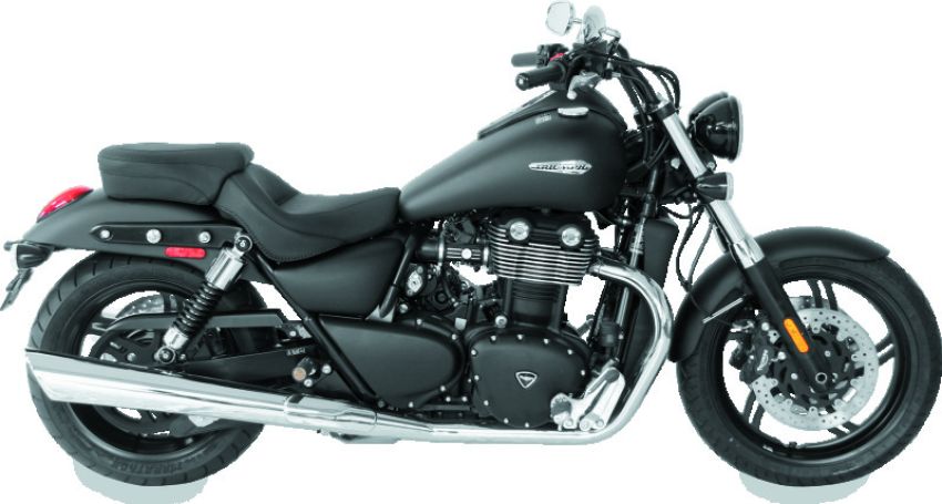 Mustang Motorcycle 76831 Mustang 10-18 Triumph Thunderbird, Thunderbird Storm Std. Touring 2PC Seat - Black