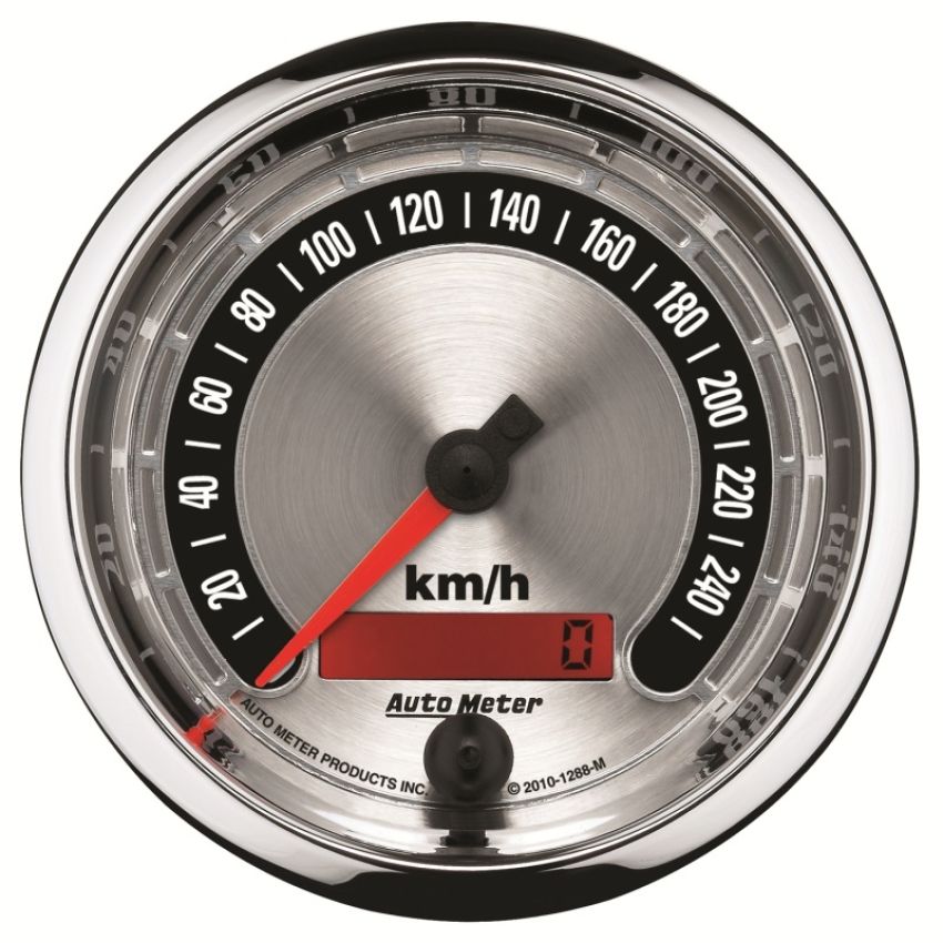 AUTOMETER ATM1288-M 3-3/8 A/M Speedometer 260KPH