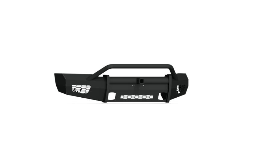 Road Armor 6181VF24B 18-20 Ford F-150 Vaquero Front Bumper w/Pre-Runner Guard 2in Receiver - Tex Blk
