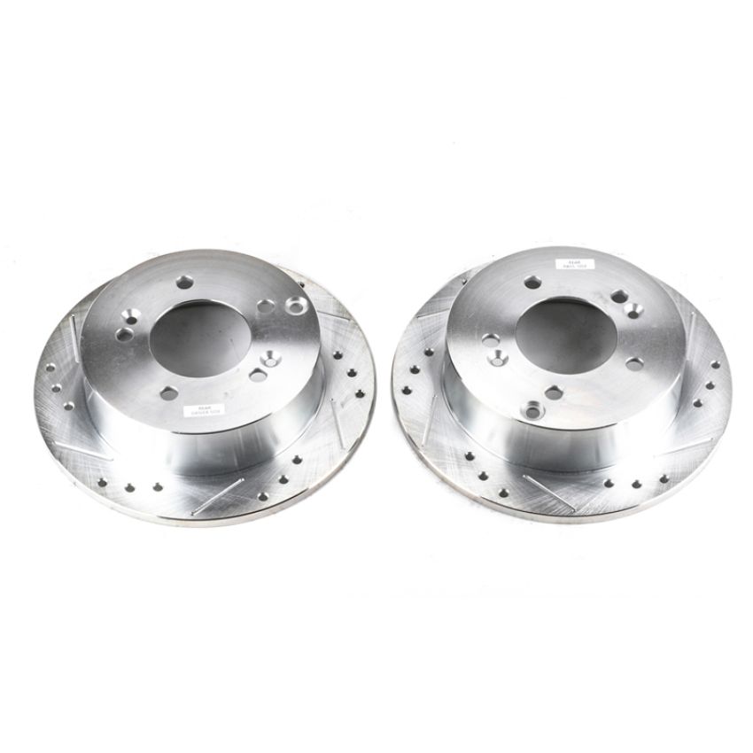 PowerStop JBR959XPR PowerStop Evolution Performance Drilled, Slotted & Plated Brake Rotor Pair