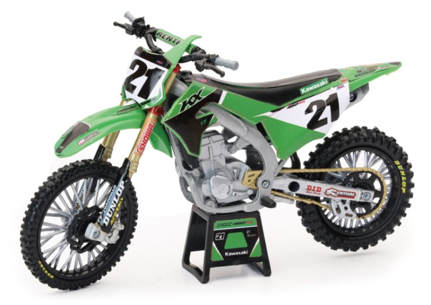 New Ray Toys 58413 Kawasaki KX450F Factory Team (Jason Anderson)/ Scale - 1:12