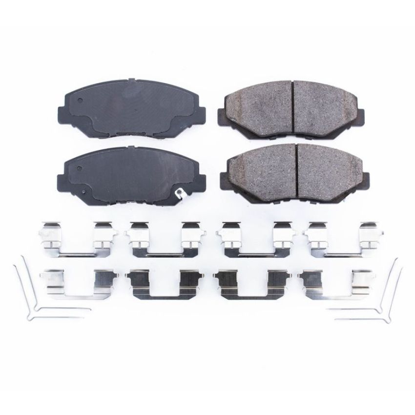 PowerStop 17-914 PowerStop - Z17 Low-Dust Ceramic Brake Pads with Hardware