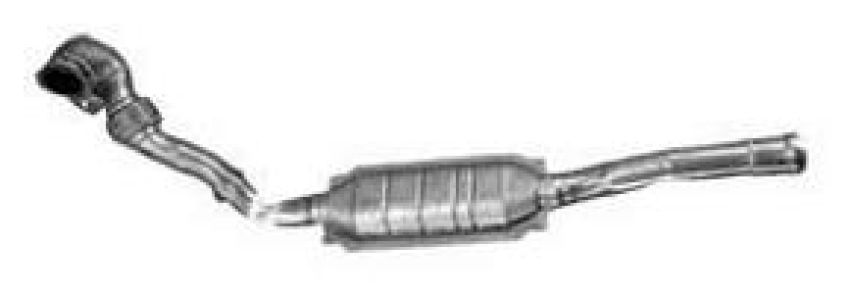 AB Catalytic 6287 Direct-Fit Catalytic Converter EPA (Federal) with Spin Flange