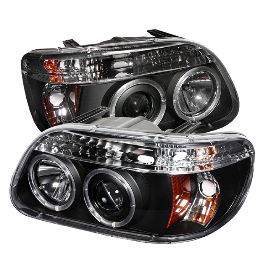 SPYDER 5010131 Projector Headlights - LED Halo - Black