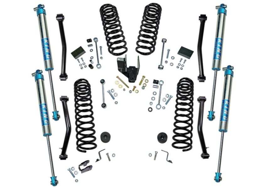 Superlift K184KG 18-20 Jeep Wrangler JL Unlimited - 4in Dual Rate Coil Lift Kit w/ King 2.0 Shocks
