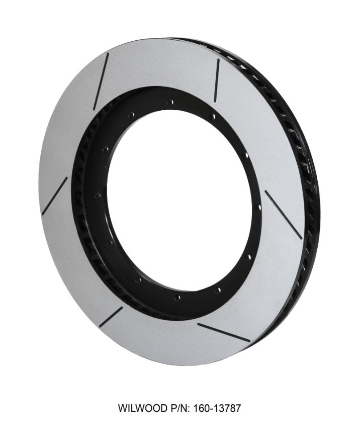 Wilwood 160-13787-GTB Rotor-GT60 SPC-37-RH-BLK 16.00 x 1.50 - 12 on 9.75in