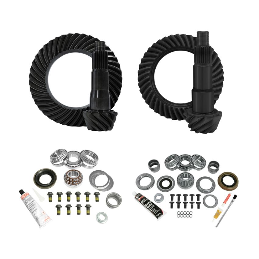 Yukon Gear & Axle YGK071 Yukon Gear & Install Kit Package for 18-22 Jeep JL (Non-Rubicon) D30 Front/D35 Rear 3.73 Ratio