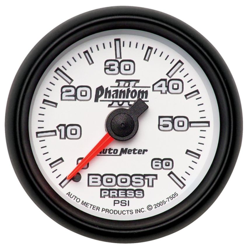 AutoMeter 7505 GAUGE, BOOST, 2 1/16