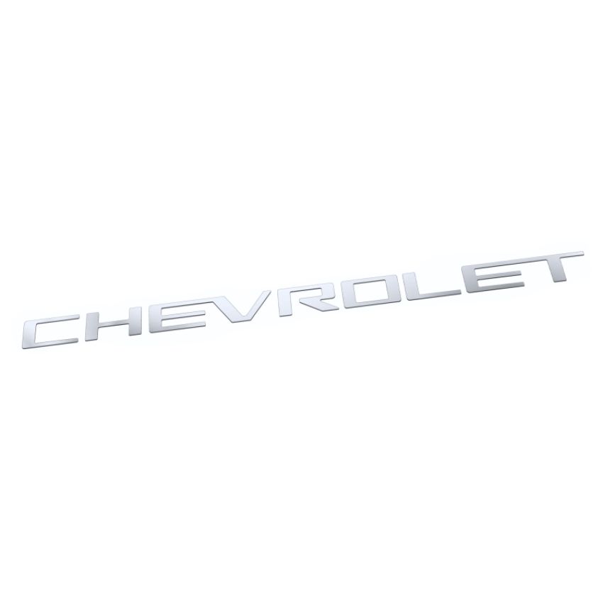 Putco 55555BPGM 23-24 Chevrolet Colorado - Grille Letters - Black Platinum Chevrolet Letters