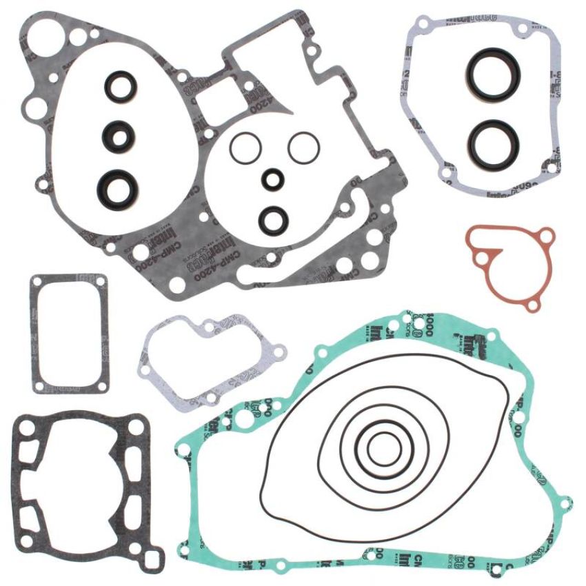 Vertex Pistons 811549 Vertex Gaskets 01-03 Suzuki RM125 Complete Gasket Kit w/ Oil Seals