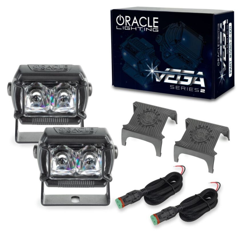 Oracle Lighting 5921-2-001 VEGA Series 2 LED Light Pod Spotlights