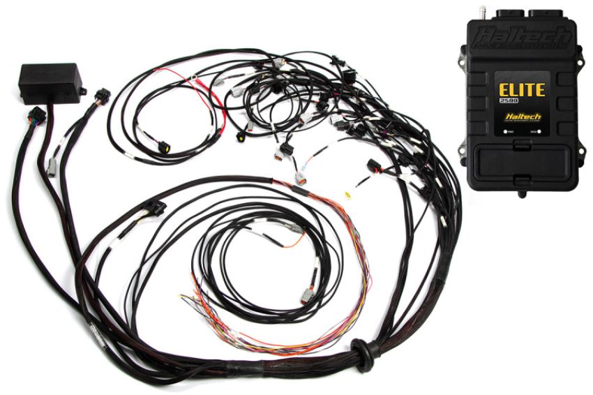 Haltech HT-151368 Elite 2500 Terminated Harness ECU Kit w/OE Injector Connectors
