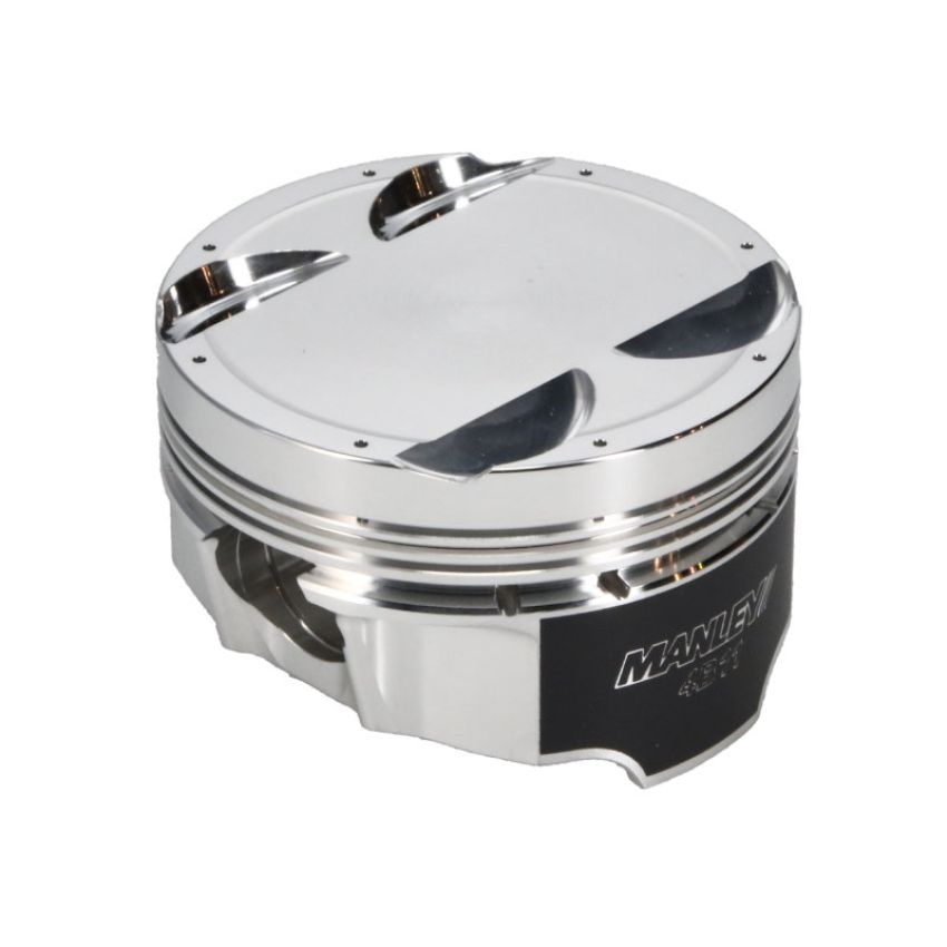 Manley Performance 624300CE-4 Manley Mitsubishi 4B11 86mm Bore 9.0:1 CR -5cc Dish Turbo Tuff Piston Set w/ Rings