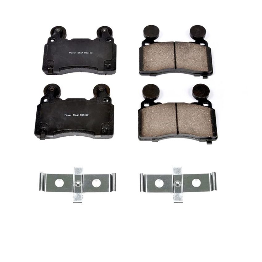 PowerStop 17-1474 PowerStop - Z17 Low-Dust Ceramic Brake Pads with Hardware
