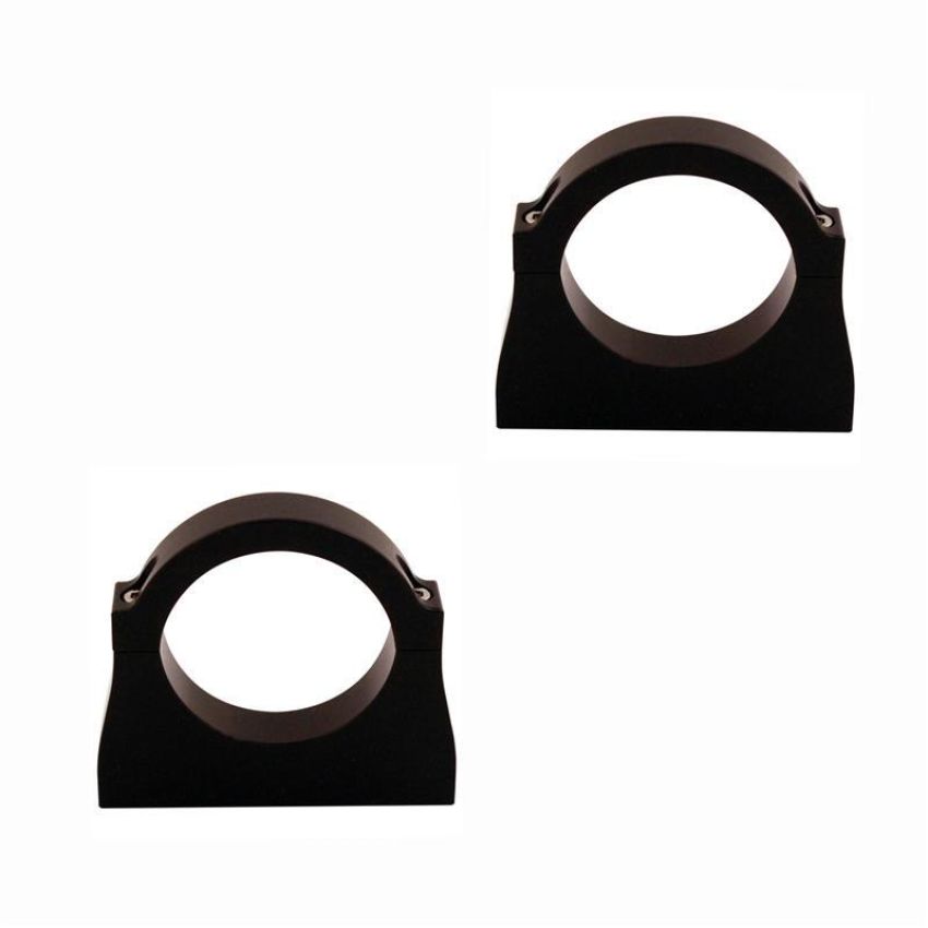 QA1 9039-308 MOD Series Shock Absorber Reservoir - Flat Panel - Black Anodized Aluminum