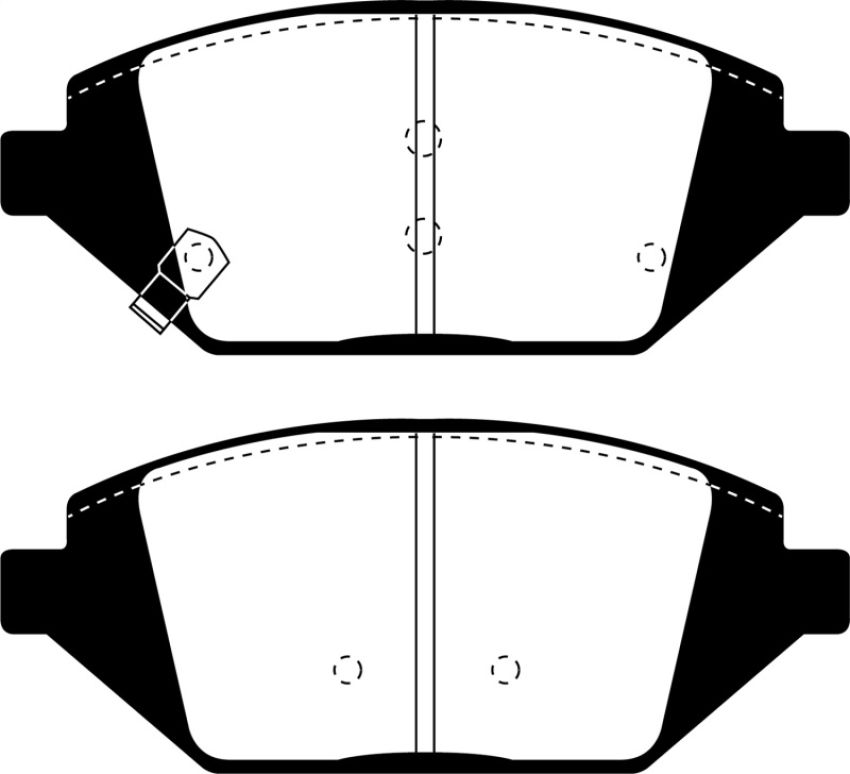 EBC Brakes UD1864 Ultimax OEM Replacement Brake Pads
