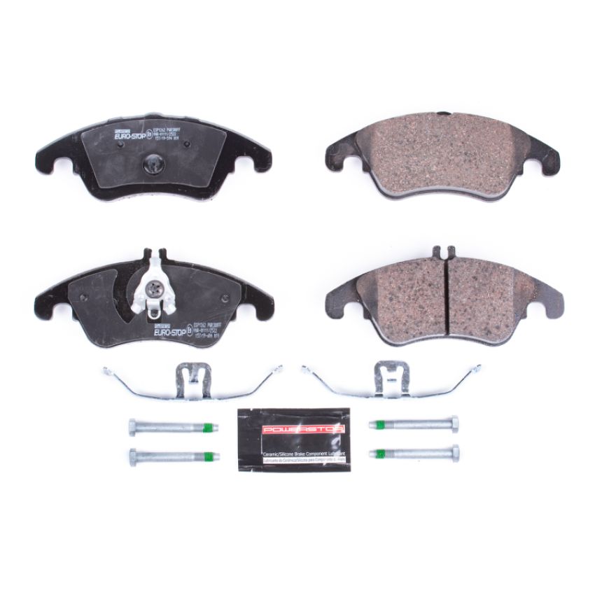 PowerStop ESP1262 EuroStop ECE-R90 Certified Brake Pad Set