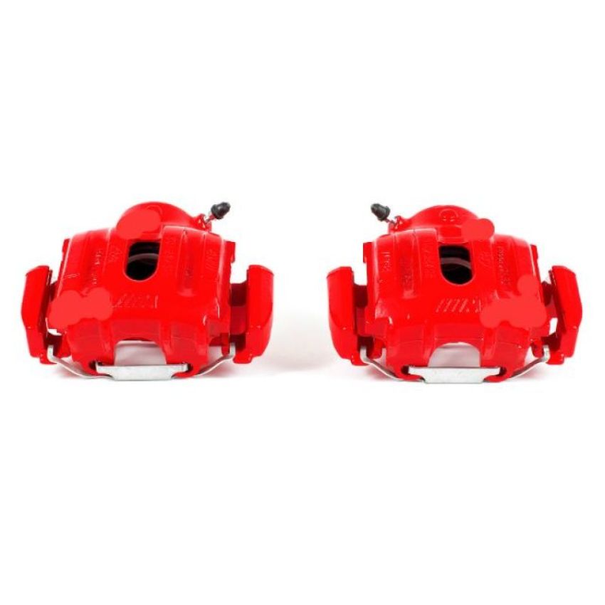 PowerStop S3404 Red Powder Coated Calipers