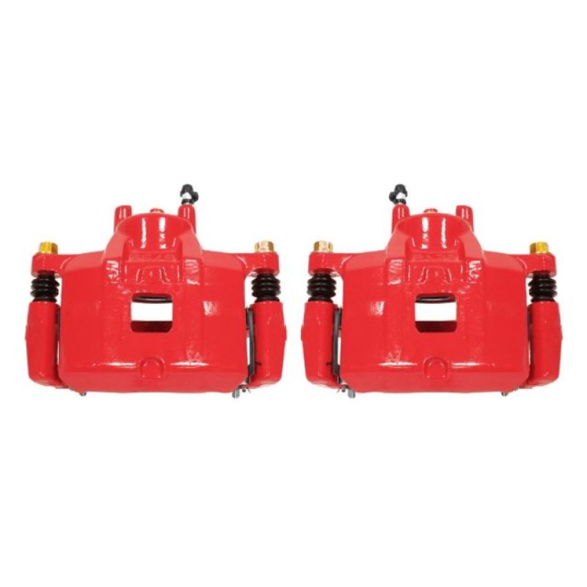 PowerStop S5032A Red Powder Coated Calipers
